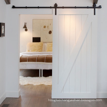 Traditional Sliding Barn Wooden Door with Barn Door Hardware